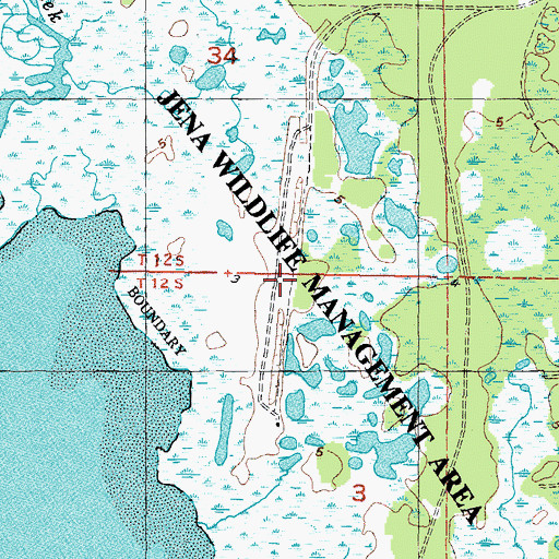 Topographic Map of Landing Field (historical), FL