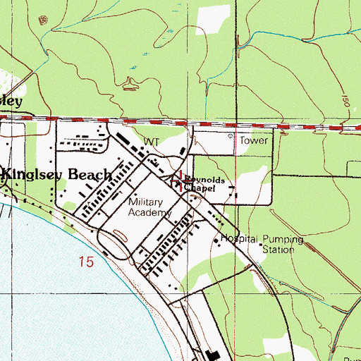 Topographic Map of Reynolds Chapel, FL
