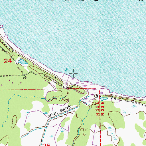 Topographic Map of Little Run, FL