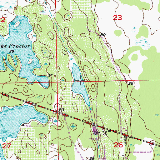 Topographic Map of Still Lake, FL