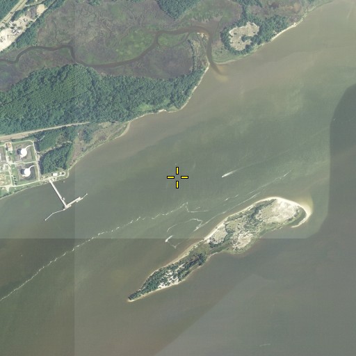 Aerial/Satellite Image of Trout River Cut Range, FL