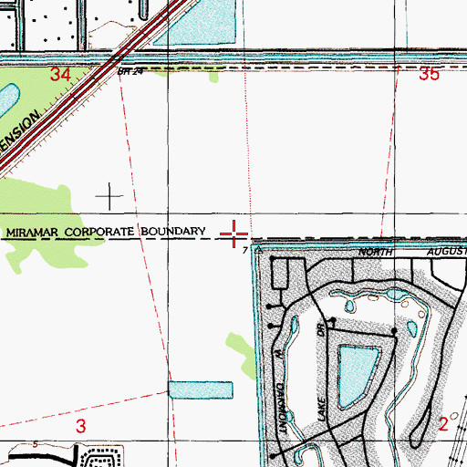 Topographic Map of Snake Creek Canal, FL