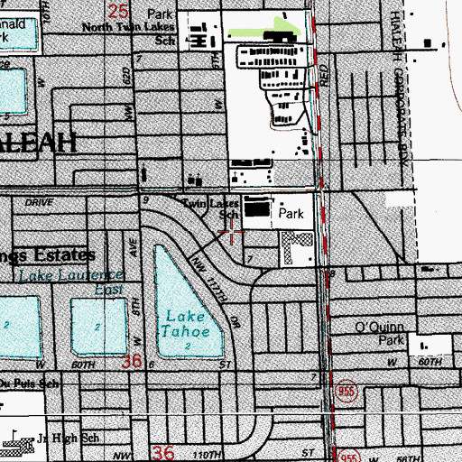 Topographic Map of Roblanca Academy, FL