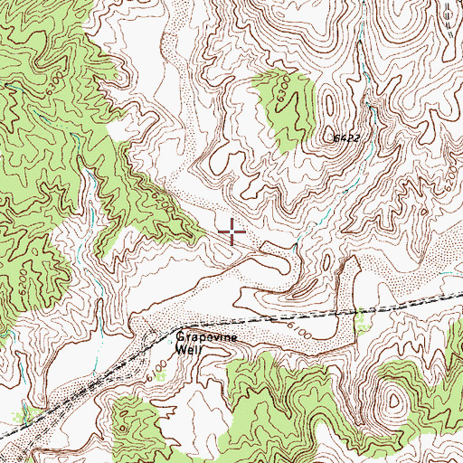 Topographic Map of Coal Mine Wash, AZ