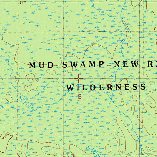 Topographic Map of Cat Branch, FL