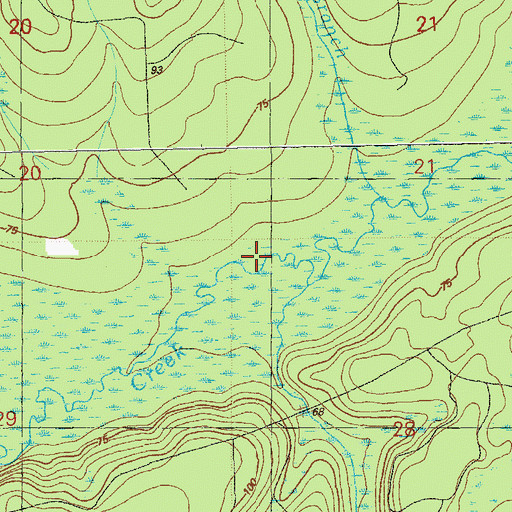 Topographic Map of Dykes Branch, FL