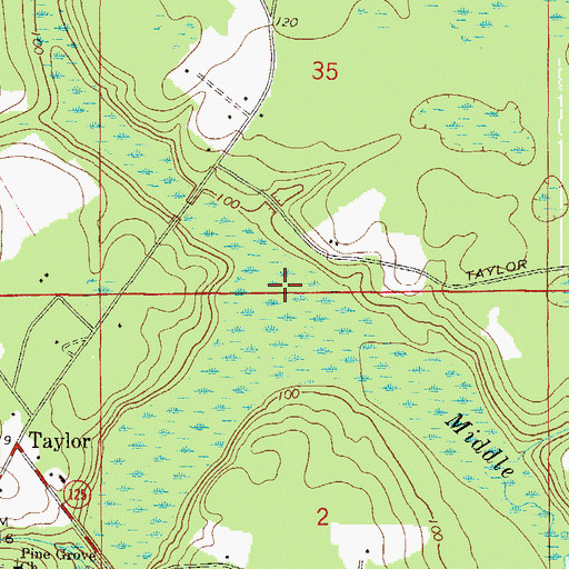 Topographic Map of Little River, FL