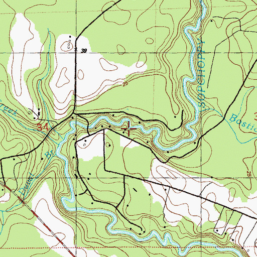 Topographic Map of Mount Beeser Church (historical), FL