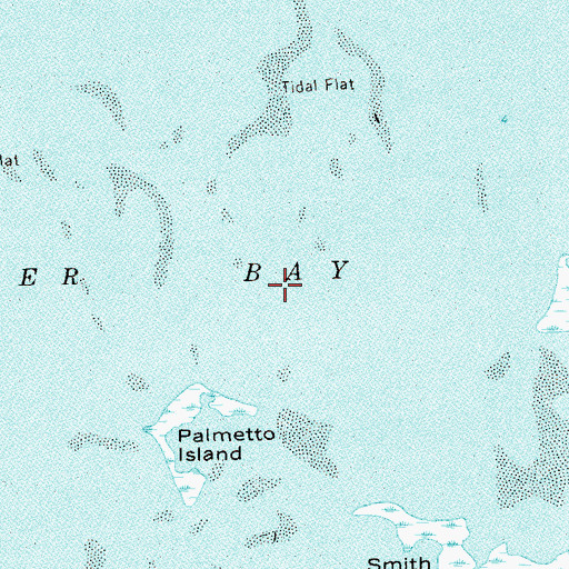Topographic Map of Oyster Bay, FL