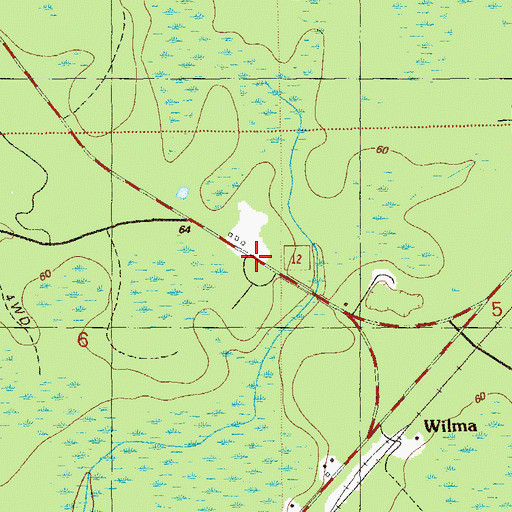 Topographic Map of Ranger Station, FL
