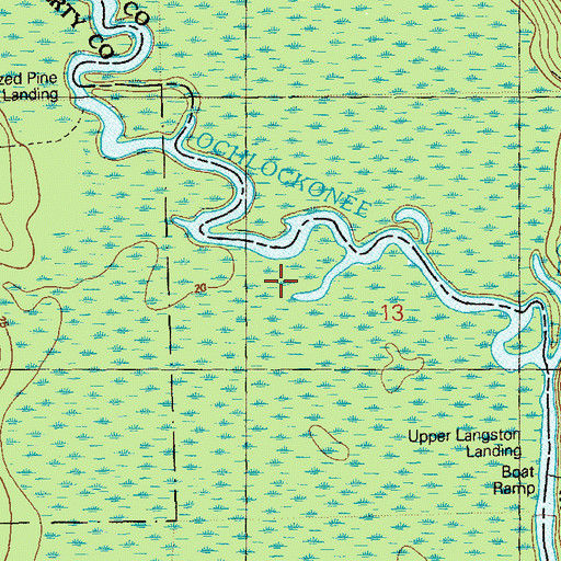 Topographic Map of Reedy Branch, FL