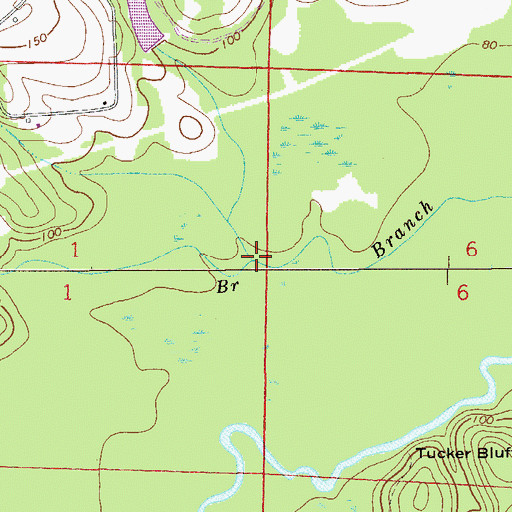 Topographic Map of Reedy Creek, FL