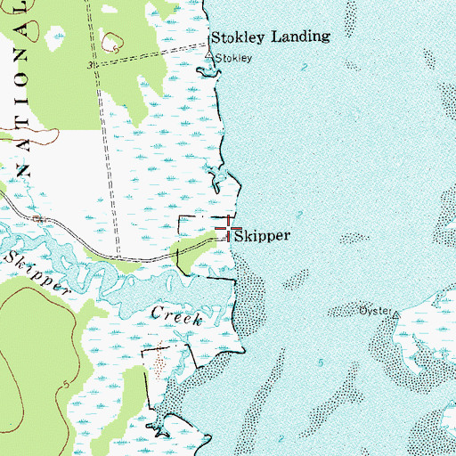 Topographic Map of Skipper, FL
