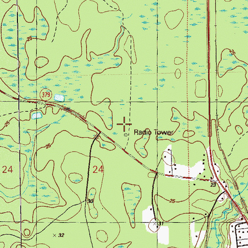Topographic Map of Sumatra Firetower (historical), FL