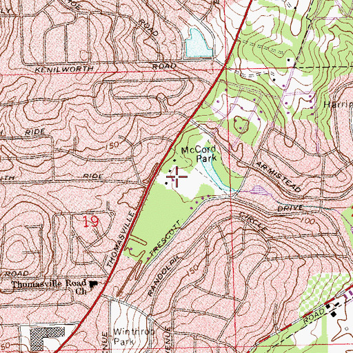 Topographic Map of Capitol Plaza, FL