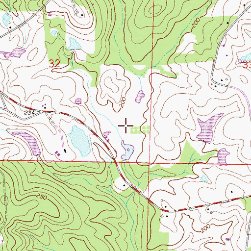 Topographic Map of E C Younghood Pond, FL