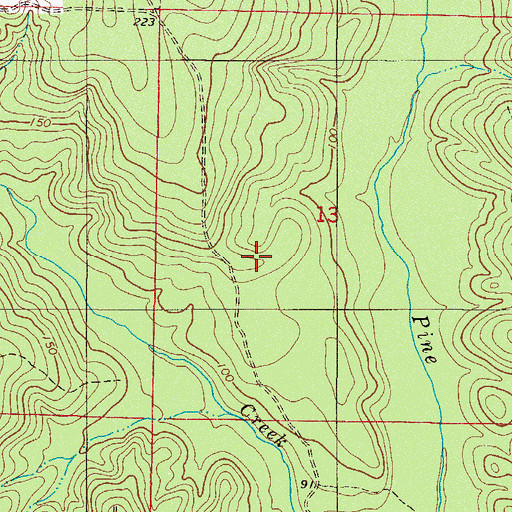 Topographic Map of Champion International State Wildlife Management Area, FL