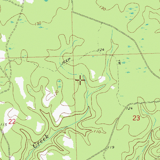Topographic Map of Saint Francis of Assisi Episcopal Church, FL