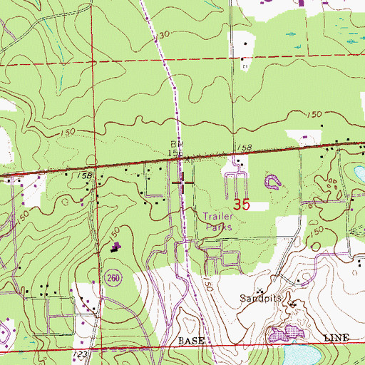 Topographic Map of First-Church Christ Scientist, FL