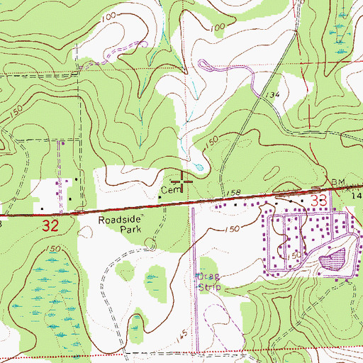 Topographic Map of Calvary Tabernacle of the Apostolic Way, FL