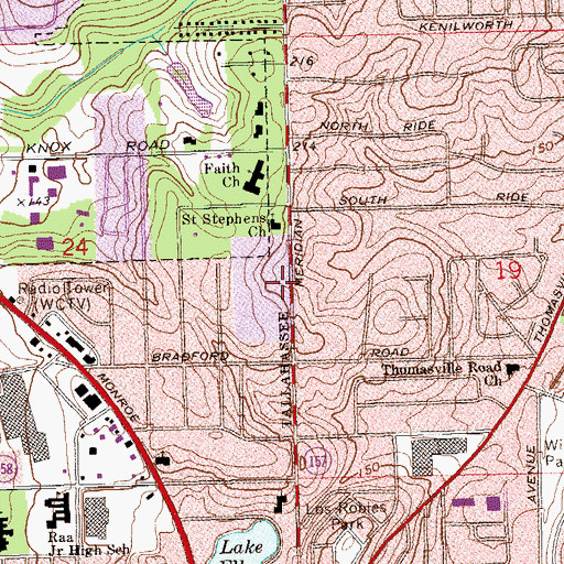 Topographic Map of Anns Preschool/Kindergarten, FL