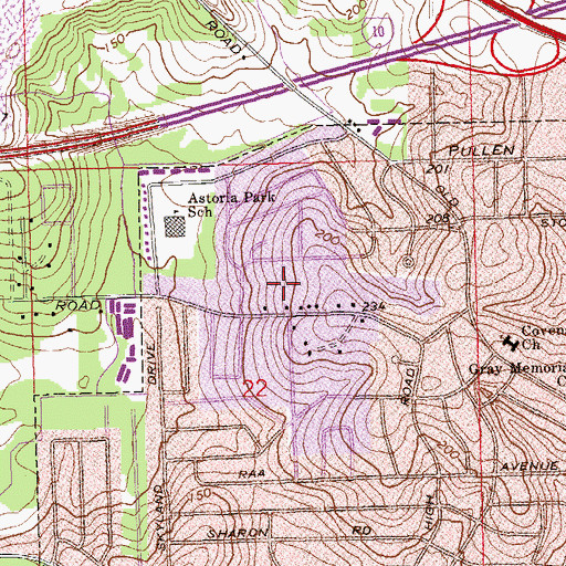 Topographic Map of Live Oak Learning Center, FL