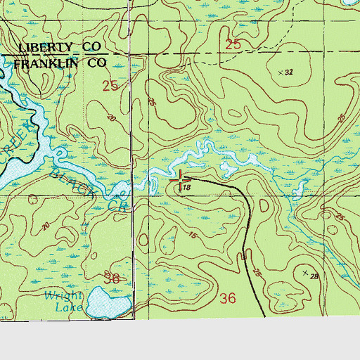 Topographic Map of Winns Landing (historical), FL