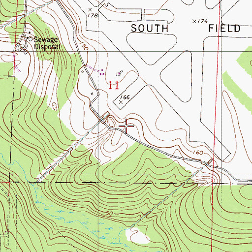 Topographic Map of Santa Rosa County, FL