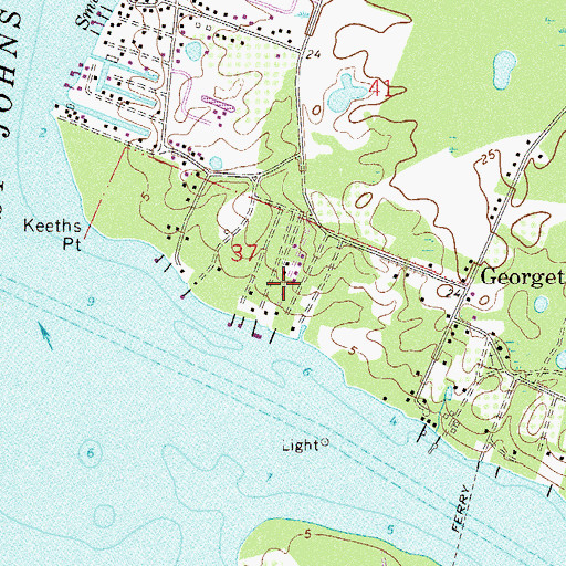 Topographic Map of William Gardner Grant, FL