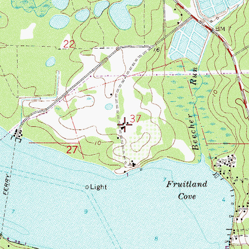 Topographic Map of H S Dexter Grant, FL