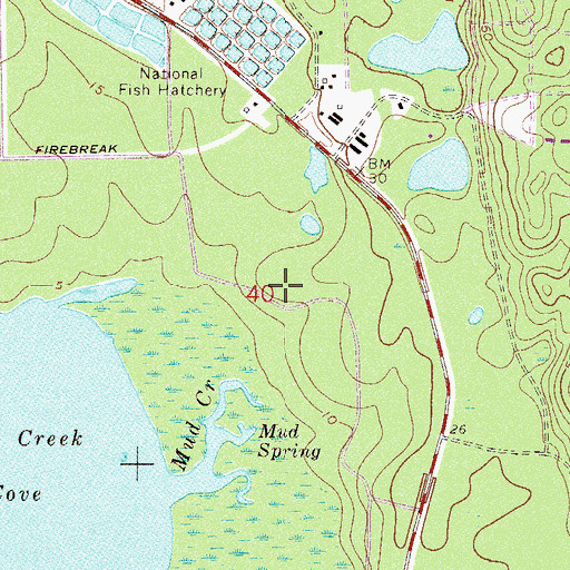 Topographic Map of Antonio J Triay Grant, FL