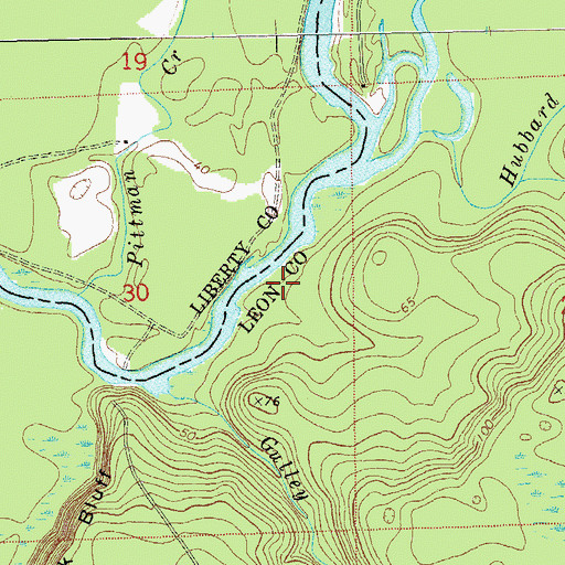 Topographic Map of Lochiocha (historical), FL