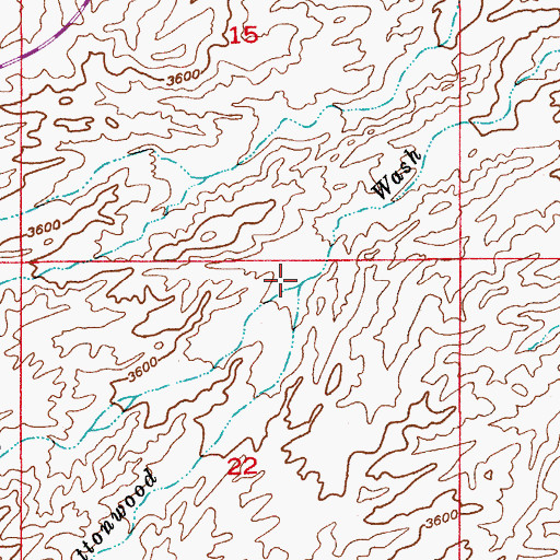 Topographic Map of Kannally Wash, AZ