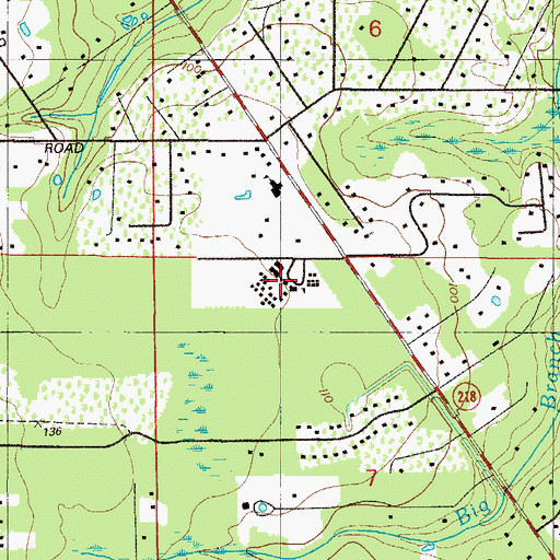 Topographic Map of Wilkinson Junior High School, FL
