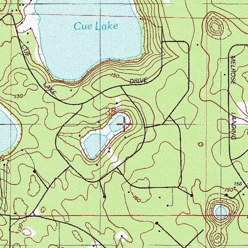 Topographic Map of Hour Glass Lake, FL