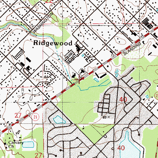 Topographic Map of Good Samaritan Lutheran Church, FL