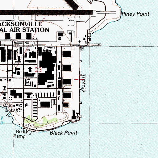 Topographic Map of Yukon Church, FL
