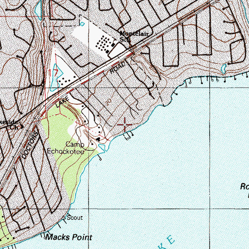Topographic Map of Lakeside Church, FL