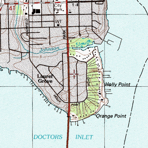 Topographic Map of Grace Church, FL