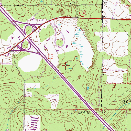 Topographic Map of Pasture Pond (historical), FL