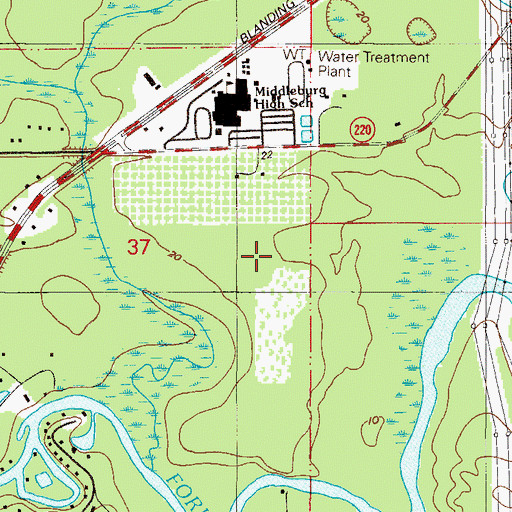 Topographic Map of Fort Heilman (historical), FL