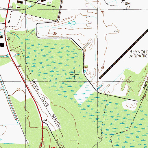Topographic Map of Fort Pupo (historical), FL
