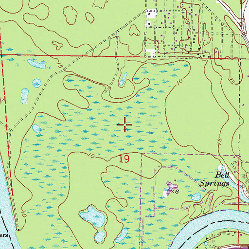 Topographic Map of Fort Fanning (historical), FL