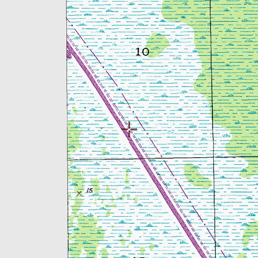 Topographic Map of L-40 Canal, FL