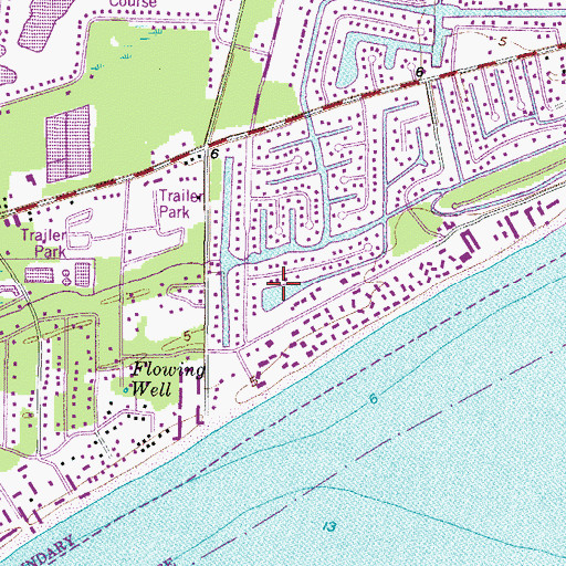 Topographic Map of Tropic Isles Baptist Church, FL