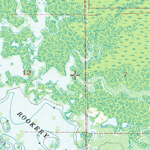 Topographic Map of Stopper Creek, FL