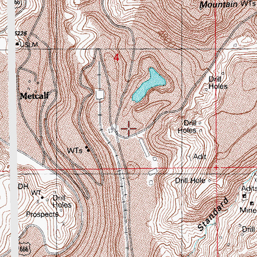 Topographic Map of King Gulch, AZ