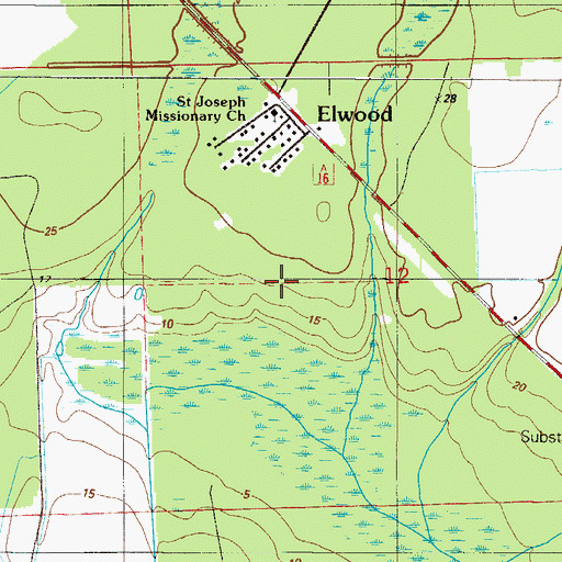 Topographic Map of Saint Joseph Missionary Baptist Church, FL