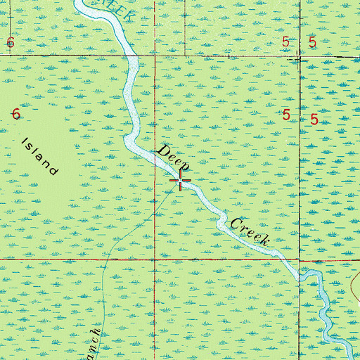 Topographic Map of Cracker Branch, FL