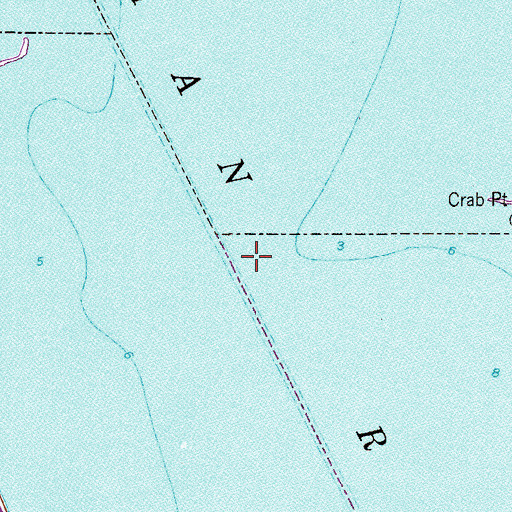 Topographic Map of Indian River, FL